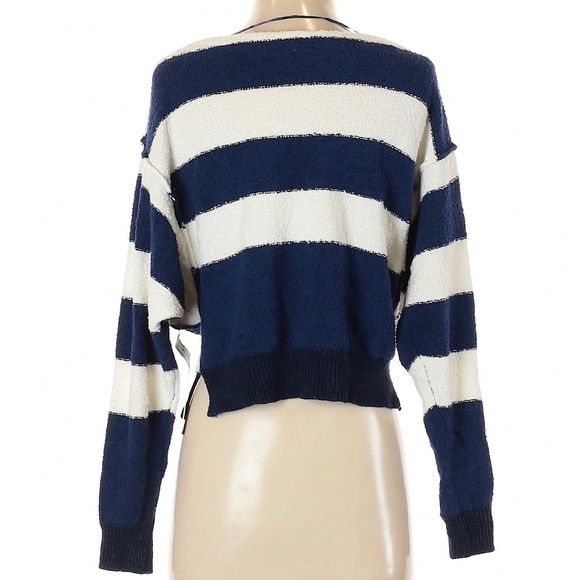 NWT FREE PEOPLE Striped Candyland Pullover Sweater - Picture 4 of 7